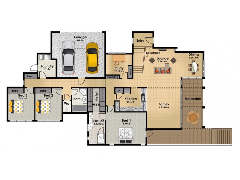 8 Tangmere Court, Noosa Heads QLD 4567 Floorplan