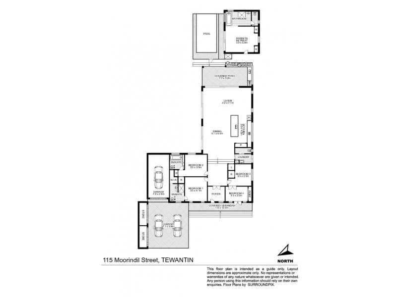 115 Moorindil Street, Tewantin QLD 4565 Floorplan