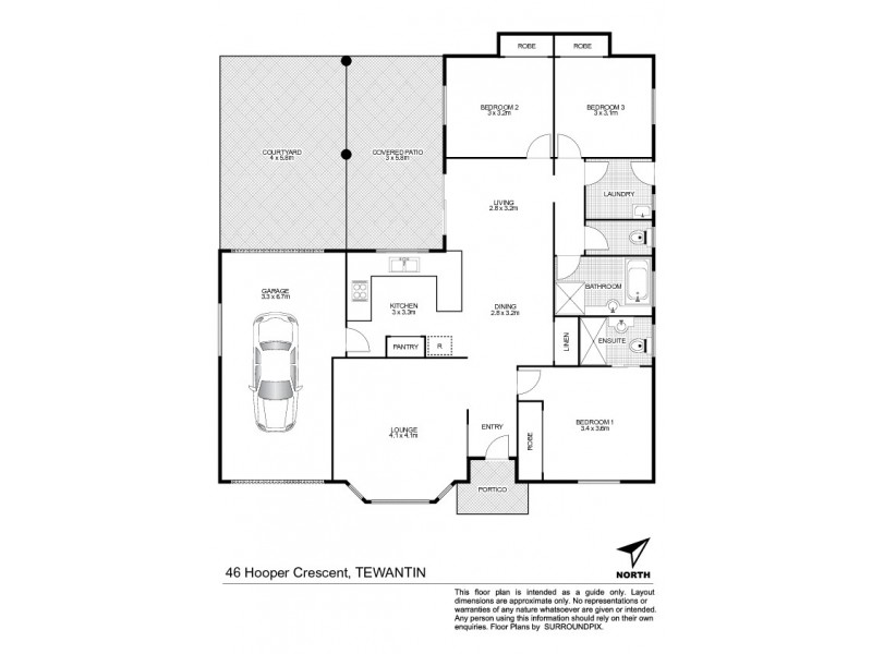 46 Hooper Cres, Tewantin QLD 4565 Floorplan