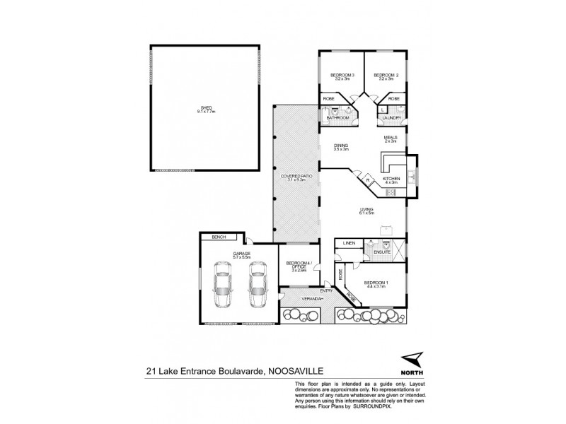 21 Lake Entrance Boulevard, Noosaville QLD 4566 Floorplan