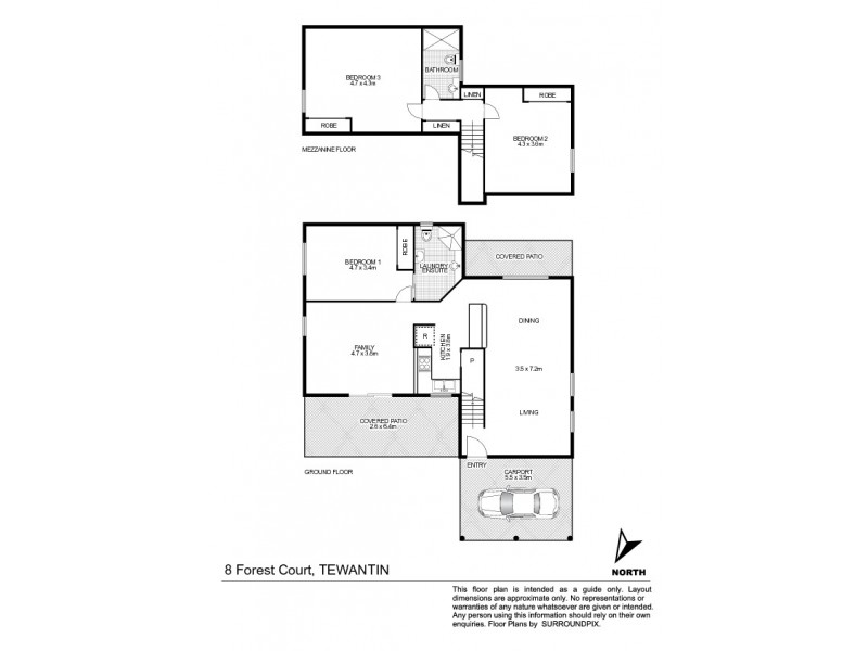8 Forest Crt, Tewantin QLD 4565 Floorplan