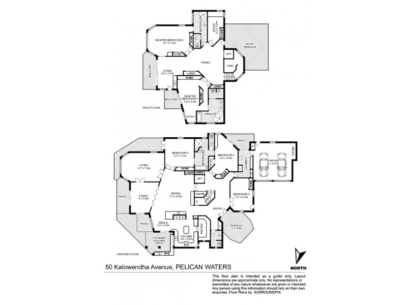 50 KALOWENDHA AVENUE, Pelican Waters QLD 4551 Floorplan