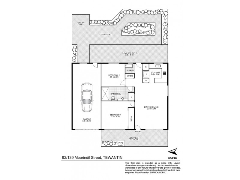 92/139 Moorindil Street, Tewantin QLD 4565 Floorplan
