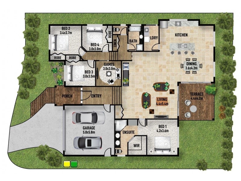 200 The Avenue, Peregian Springs QLD 4573 Floorplan