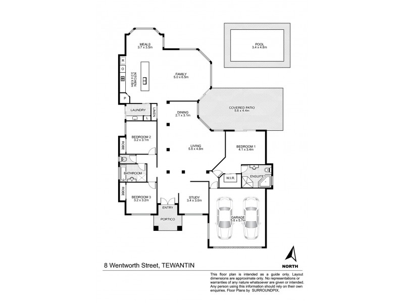8 Wentworth Street, Tewantin QLD 4565 Floorplan