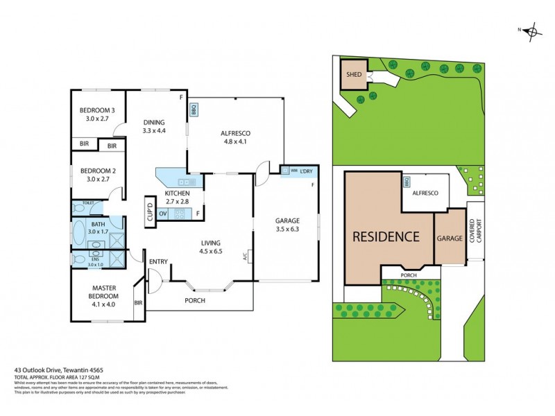 43 Outlook Drive, Tewantin QLD 4565 Floorplan