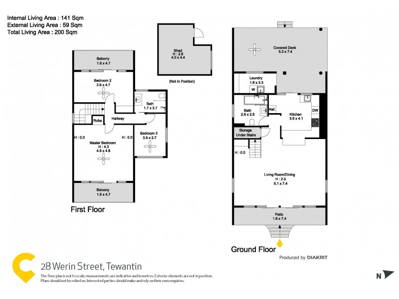 28 Werin St, Tewantin QLD 4565 Floorplan