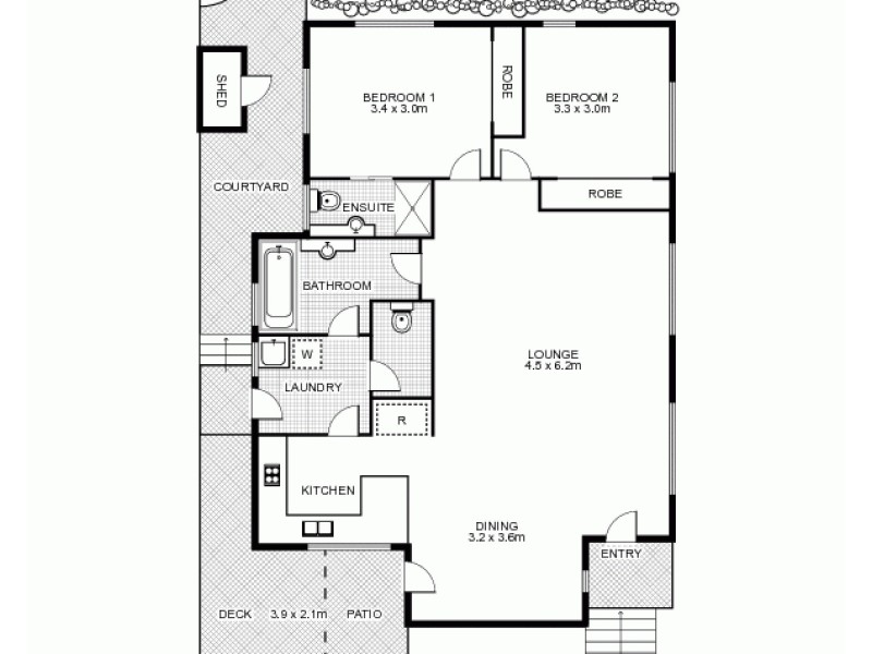 3/34 “Bronte” James Street, Noosaville QLD 4566 Floorplan