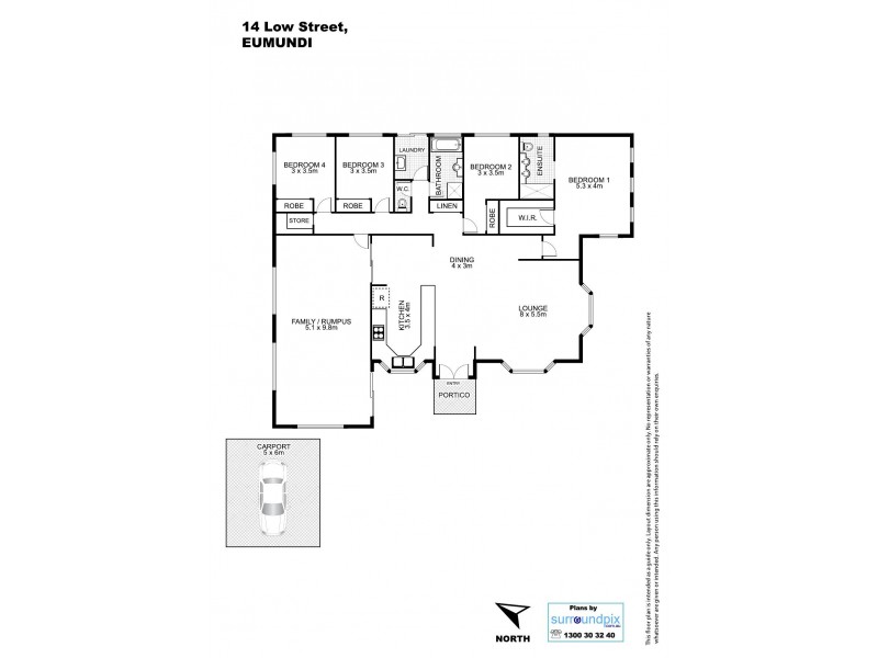 14 Low Street, Eumundi QLD 4562 Floorplan