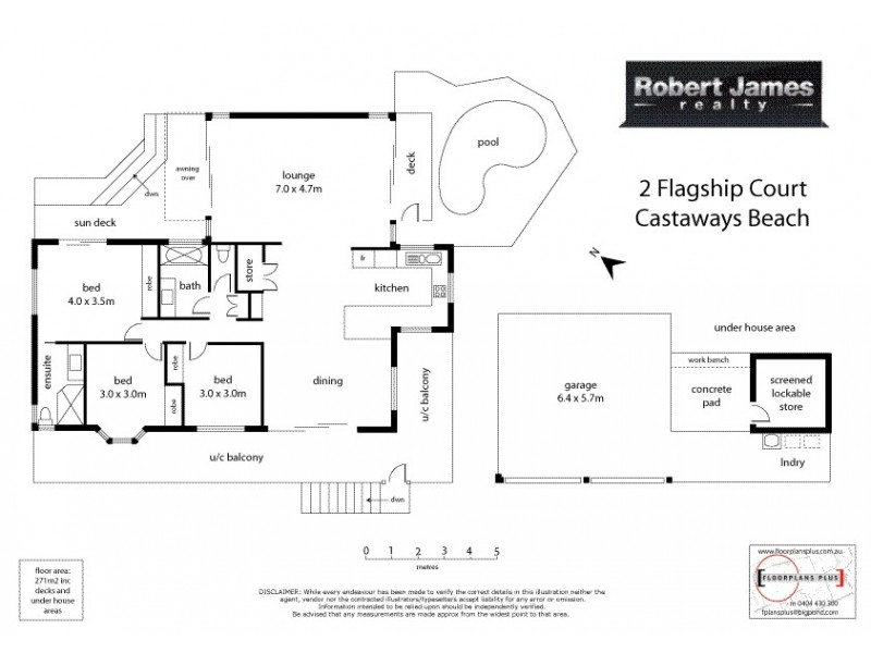 2 Flagship Court, Castaways Beach QLD 4567 Floorplan