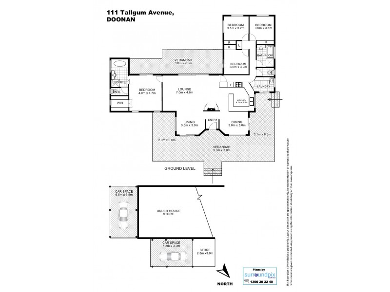 111 Tallgum Avenue, Doonan QLD 4562 Floorplan