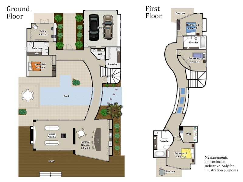 13 The Promontory, Noosa Waters QLD 4566 Floorplan