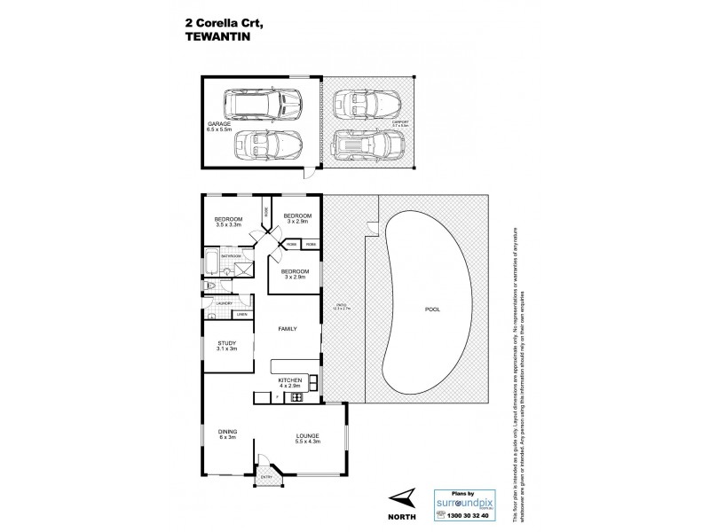 2 Corella Court, Tewantin QLD 4565 Floorplan