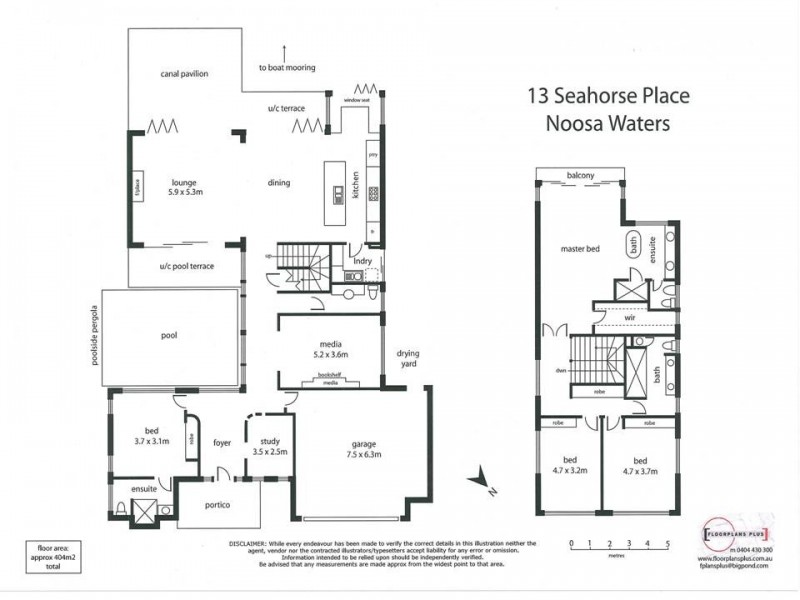 13 Seahorse Place, Noosa Waters QLD 4566 Floorplan