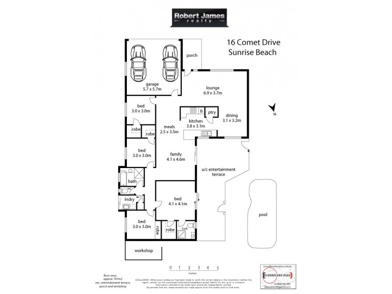 16 Comet Drive, Sunrise Beach QLD 4567 Floorplan