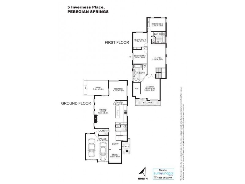 5 Inverness Place, Peregian Springs QLD 4573 Floorplan