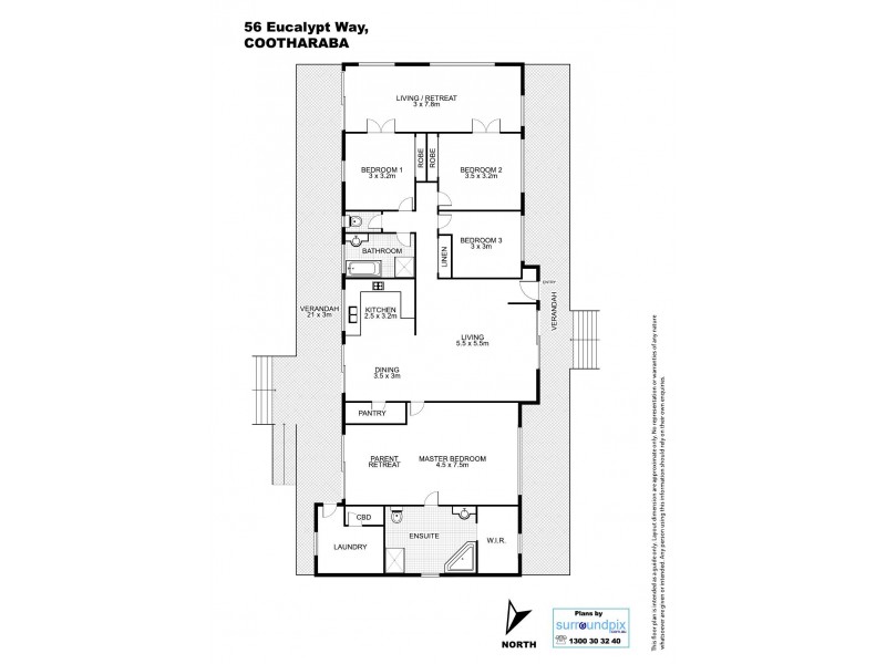 56 Eucalypt Way, Cootharaba QLD 4565 Floorplan