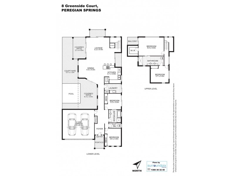 8 Greenside Court, Peregian Springs QLD 4573 Floorplan