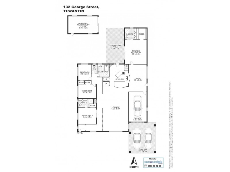 132 George Street, Tewantin QLD 4565 Floorplan