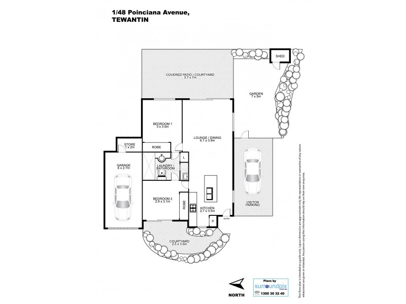 1/48 Poinciana Avenue, Tewantin QLD 4565 Floorplan