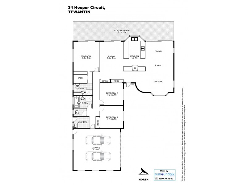 34 Hooper Crescent, Tewantin QLD 4565 Floorplan