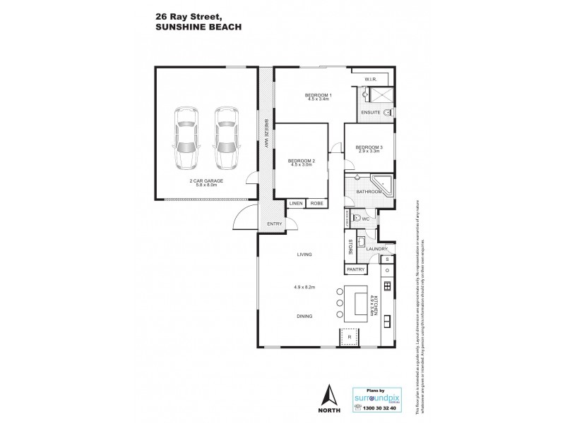 26 Ray Street, Sunshine Beach QLD 4567 Floorplan