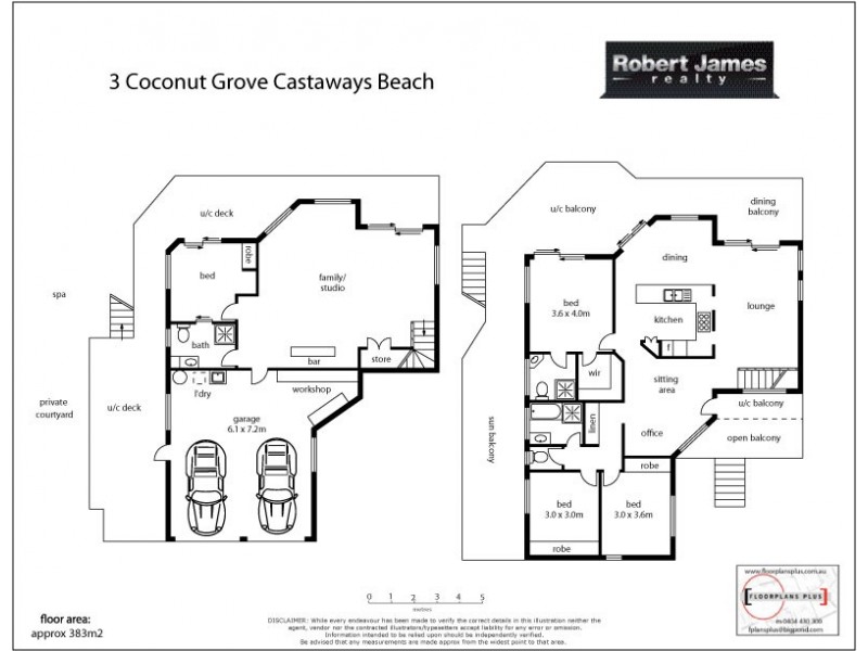 3 Coconut Grove, Castaways Beach QLD 4567 Floorplan