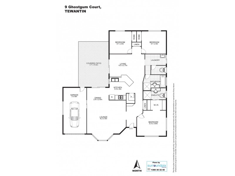 9 Ghostgum Crt, Tewantin QLD 4565 Floorplan