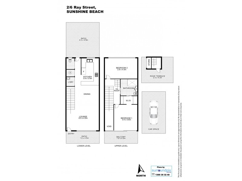 2/6 Ray Street, Sunshine Beach QLD 4567 Floorplan