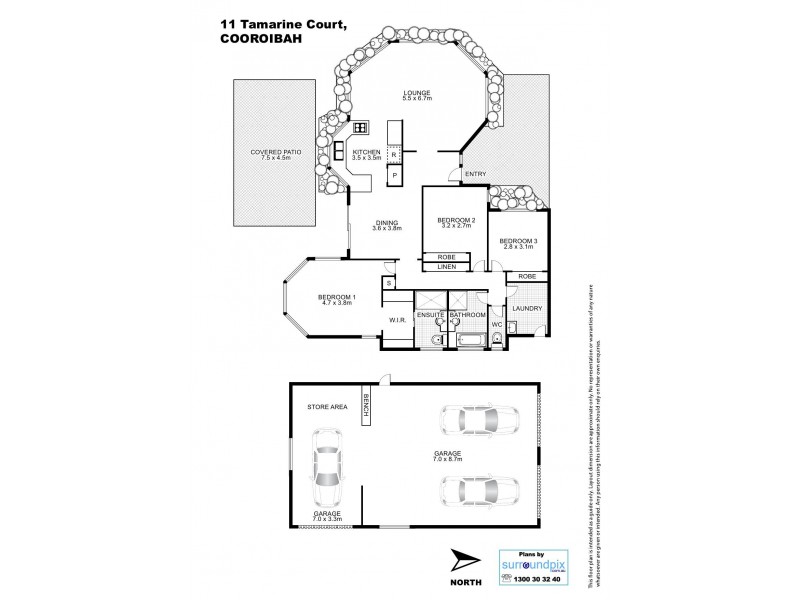 11 Tamarine Court, Cooroibah QLD 4565 Floorplan