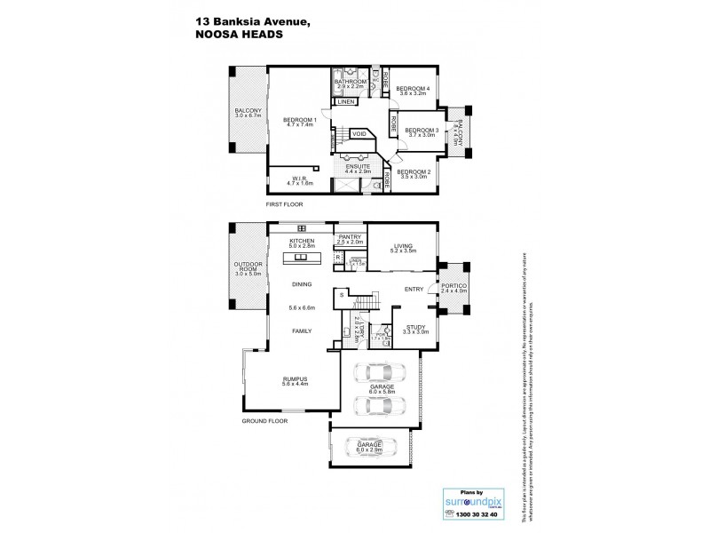 13 Banksia Avenue, Noosa Heads QLD 4567 Floorplan