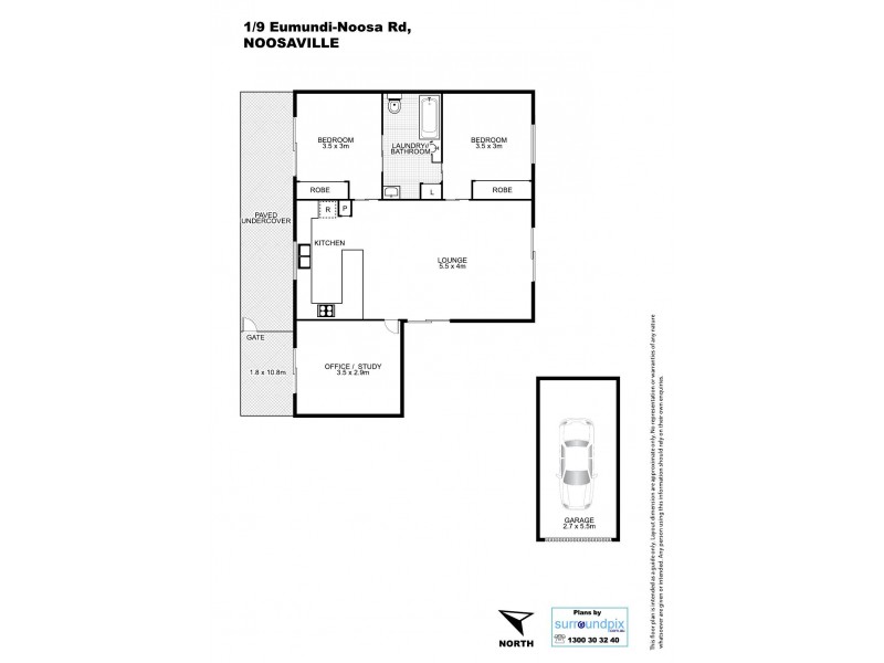 1/9 Eumundi Road, Noosaville QLD 4566 Floorplan