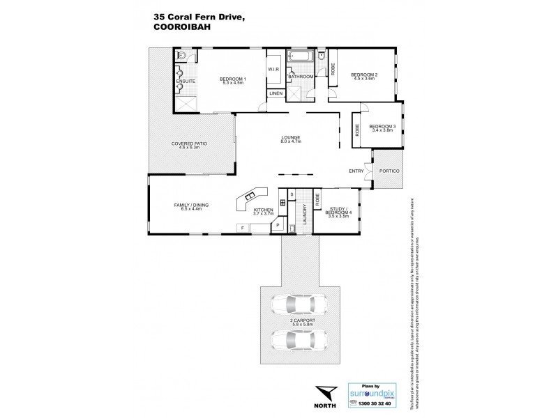 35 Coral Fern Dr, Cooroibah QLD 4565 Floorplan