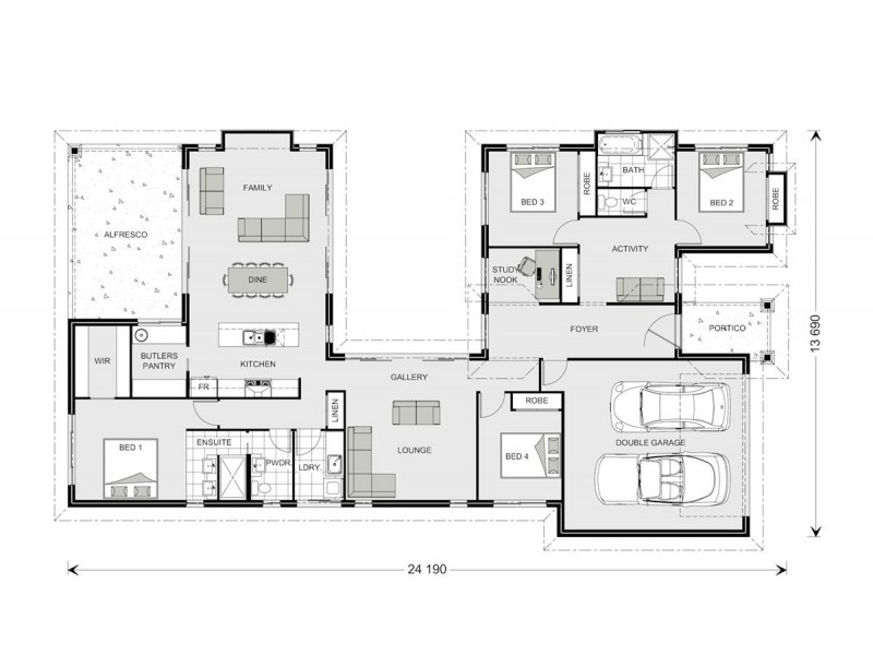 Lot 2114 Peachtree Crescent, Peregian Springs QLD 4573 Floorplan