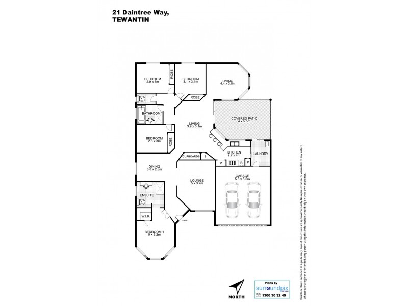 21 Daintree Way, Tewantin QLD 4565 Floorplan