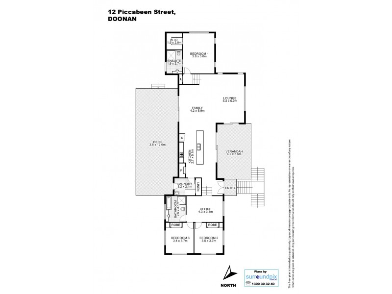 12 Piccabeen Street, Doonan QLD 4562 Floorplan
