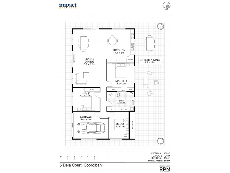 5 Dela Court, Cooroibah QLD 4565 Floorplan