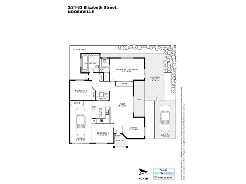2/31-33 Elizabeth Street, Noosaville QLD 4566 Floorplan