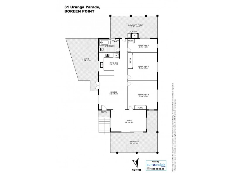 31 Urunga Parade, Boreen Point QLD 4565 Floorplan