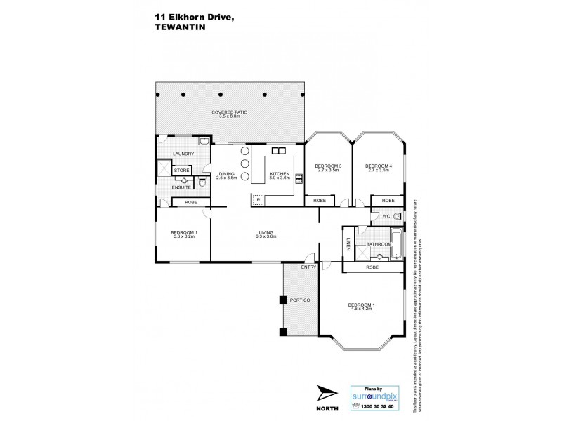 11 Elkhorn Drive, Tewantin QLD 4565 Floorplan
