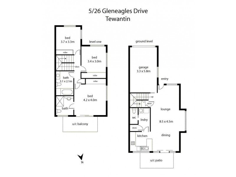 5/26 Gleneagles Drive, Tewantin QLD 4565 Floorplan