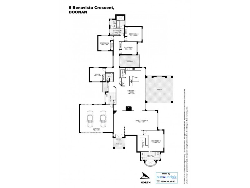 6 Bonavista Crescent, Doonan QLD 4562 Floorplan