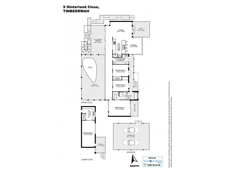 9 Hinterland Close, Tinbeerwah QLD 4563 Floorplan