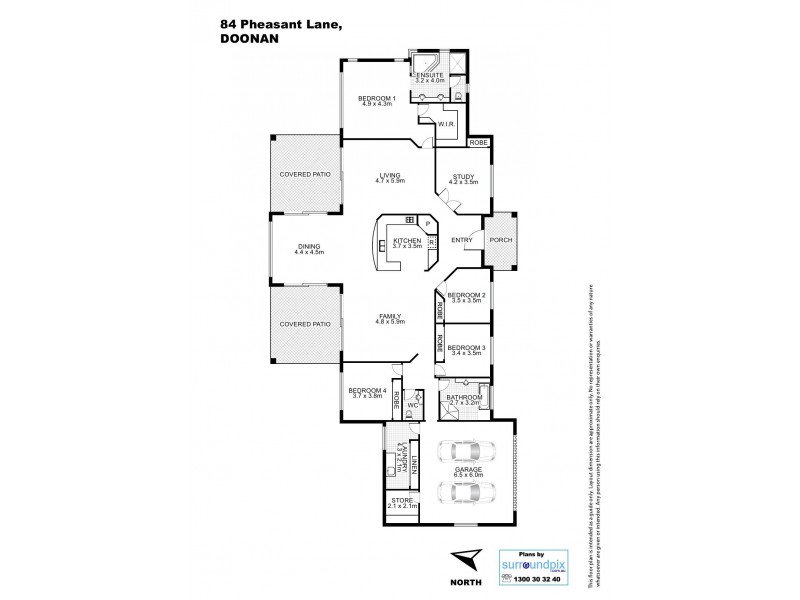 84 Pheasant Lane, Doonan QLD 4562 Floorplan