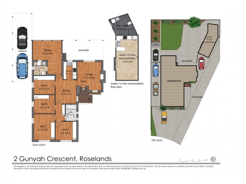 2 Gunyah Crescent, Roselands NSW 2196 Floorplan