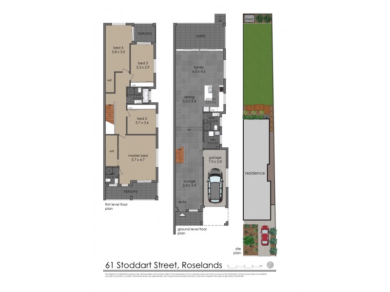 61 Stoddart Street, Roselands NSW 2196 Floorplan