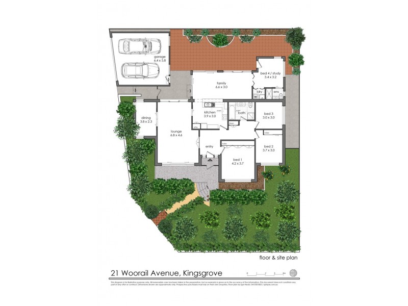 21 Woorail Avenue, Kingsgrove NSW 2208 Floorplan
