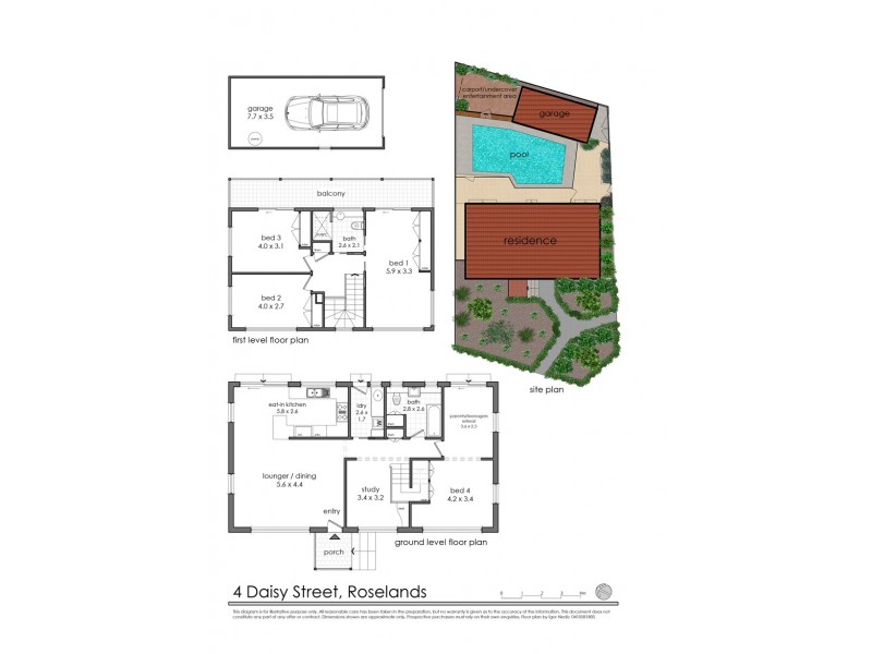 4 Daisy Street, Roselands NSW 2196 Floorplan