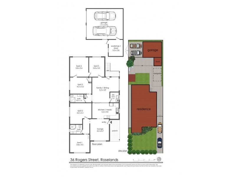36 Rogers Street, Roselands NSW 2196 Floorplan