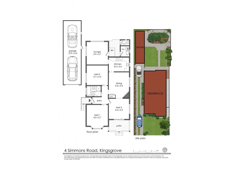 4 Simmons Road, Kingsgrove NSW 2208 Floorplan